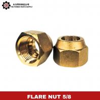 FLARE NUT 5/8��   Premium Brass Flare Nut  Leak-Resistant HVAC & Refrigeration Fitting  Durable & Cost-Effective