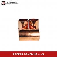 COPPER COUPLING 1-1/8" | Copper Pipe Connector for Air-Cond & Refrigeration