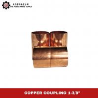 Copper Coupling 1-3/8" | Heavy-Duty HVAC Refrigeration Copper Pipe Connector (Secure Joint)