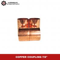 Copper Coupling 7/8" | HVAC & Refrigeration Copper Pipe Connector (Straight Joiner Fitting)