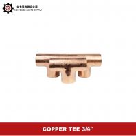 Copper Tee 3/4" | Durable Copper Tee Fitting for Aircond, HVAC & Refrigeration Piping