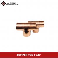 Copper Tee 1-3/8" | Durable Copper Tee Fitting for Aircond, HVAC & Refrigeration Piping