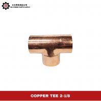 Copper Tee 2-1/8" | Durable Copper Tee Fitting for Aircond, HVAC & Refrigeration Piping