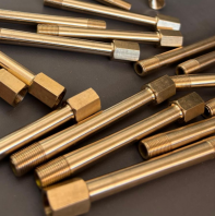 BRASS NIPPLE THREAD MALE AND FEMALE 1/8'' 100MM