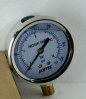 ACUTEK 60MM PRESSURE GAUGE 16 BAR PT 1/4