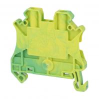 GROUND TERMINAL BLOCK PHOENIX UT 2.5-PE, PART NO: 3044092