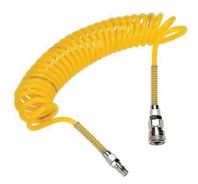 8 X 5MM PU COIL HOSE C/W COUPLER (YELLOW-5 MTR) CDC