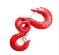IRON ALLOY EYE HOOK C/W LATCH 320A (RED)