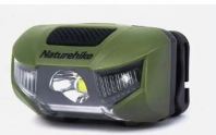 NATUREHIKE LED HEAD LIGHT IP66 (DARK GREEN) C/W 2PCS AAA BATTERY
