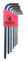 ALLEN KEY BONDHUS 10992, 1.5- 6mm, 7 Pcs