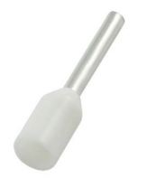 FERRULE CORD END TERMINAL NYLON INSULATED WHITE 16 AWG