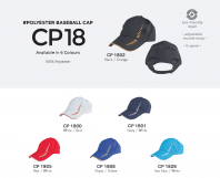Cap 100% Polyester CP18