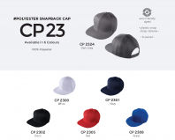 Cap 100% Polyester CP23