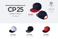 Cap 100% Polyester CP25