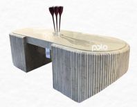 Monte Carlo Marble Table