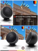 MB QUART FA 2.5 FULLRANGE SPEAKER