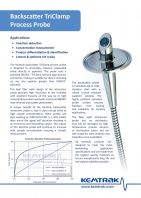 Backscatter TriClamp Process Probe