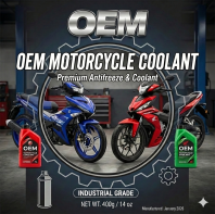 OEM motorcycle coolant