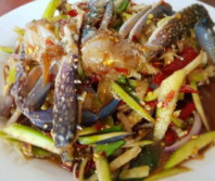 Mango Palar Salad with Blue Crab