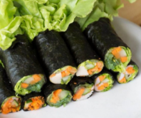 Crab Stick Seaweed Roll Salad