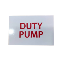 DUTY PUMP SIGN BOARD DUTY PUMP SIGN BOARD