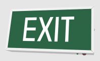 KELUAR / EXIT SIGN - VES 350/B KELUAR / EXIT SIGN - VES 350/B