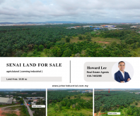 Premium 16.56-Acre Freehold Land for Sale in Seelong, Senai (Zoned Industrial)