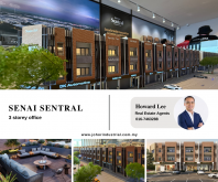 Senai Sentral 3-Storey Intermediate Shop Office | Freehold Commercial Hub in Johor