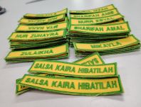 Nama tag Sulam Pre-School / Primary-School / Secondary-School / High-School / College / University Student