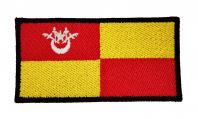 Selangor State Flag Embroidery Badge Sulam Patch / 6.5cm x 3.5cm