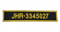 Embroidery JPJ Name Tag Patch / JPJ Badge Sulam   Custom Jabatan Pengangkutan Jalan ��������½·��ͨ�� (Road Transport Department) Uniform Nametag