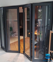 Tempered Glass Folding Door