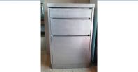 Stainless Steel Three Drawer Cabinet