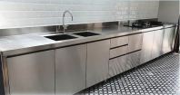 Stainless Steel Residential Kitchen Cabinet