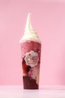 Grape With Nata De Coco And Ice Cream