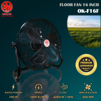 OKIYIO 16" FLOOR FAN (HEAVY DUTY) OKIYIO 16" FLOOR FAN (HEAVY DUTY)