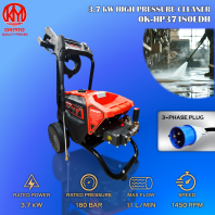 OKIYIO 3.7 kW HIGH PRESSURE CLEANER (180 bar) HEAVY DUTY OKIYIO 3.7 kW HIGH PRESSURE CLEANER (180 bar) HEAVY DUTY