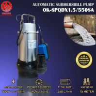 OKIYIO Auto Submersible Pump 550w (Clean Water) OKIYIO Auto Submersible Pump 550w (Clean Water)