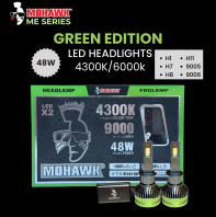MOHAWK ME SERIES GREEN EDITION 48W H1/H7/H8/H11/9005/9006 LED HEADLAMP 4300K/6000K