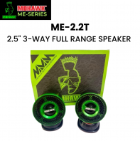 MOHAWK ME SERIES GREEN EDITION ME-2.2T 2.5" 3-WAY FULL-RANGE SPEAKER