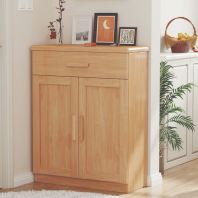 2/3 DOORS WOODEN SIDE CABINET/ SHOE CABINET