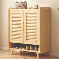 WOODEN SHOE CABINET