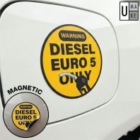 UMAKE Fuel Tank Magnet Sticker | Ron 95 Ron 97 Diesel Petrol Indicator | Pelekat Tangki Minyak Kereta