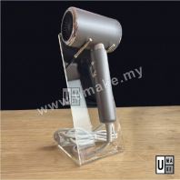 Acrylic Hair Dryer Display Stand Supplier | Salon & Vanity Holder, Bulk Custom (Tempat Pengering Rambut, Factory Direct)