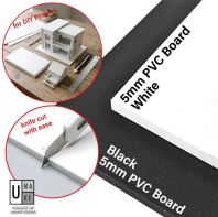 5mm PVC Foam Board Supplier | White Black Waterproof Sheet for Signage Crafts Models, Bulk Cut-to-Size (Factory Direct Malaysia)