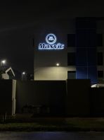 Stainless Steel 3D LED Frontlit Sign for Outdoor Branding   Premium Custom Illuminated Signage