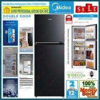Midea Fridge MDRT345MTB30 2 Door Refrigerator (Gross 280L) - 4 Star Energy Saving