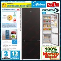 Midea Inverter Fridge MDRB431FGG28-MY 400L 2 Door Bottom Mount Freezer Refrigerator