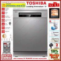 Toshiba Dishwasher DW-14F1(S)-MY HYGIENE Matters 14 Set Self-Cleaning Free standing Dishwasher Machine - Dual Wash Zone Toshiba Dishwasher DW-14F1(S)-MY HYGIENE Matters 14 Set Self-Cleaning Free standing Dishwasher Machine - Dual Wash Zone