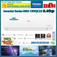Haier 2.0hp Inverter Air Conditioner HSU-19VQC23 R32 Energy Saving Inverter Aircond ((UVC Sterilization)) Haier 2.0hp Inverter Air Conditioner HSU-19VQC23 R32 Energy Saving Inverter Aircond ((UVC Sterilization))